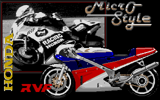RVF Honda title screen for Atari ST